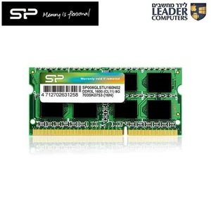כרטיס זיכרון ראם למחשב נייד Silicon Power 8GB 1600MHz 1.35V DDR3