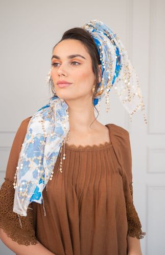 מטפחת מרובעת חגיגית נעמי