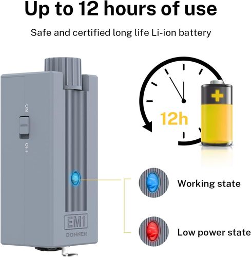 מגבר אוזניות אישי נייד EC1301 EM1 Personal in-Ear Monitor מבית DONNER