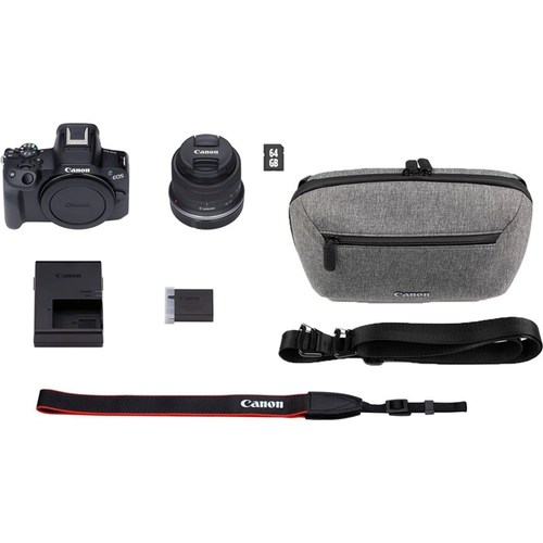 מצלמה חסרת מראה קנון Canon EOS R50 + 18-45mm + SD64+BAG- Travel Kit