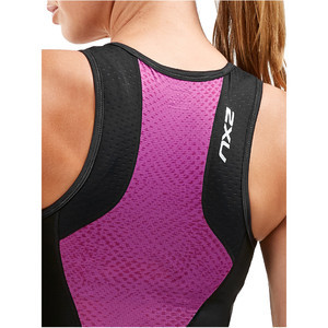 Perform Front Zip Trisuit BLK/VBM L W