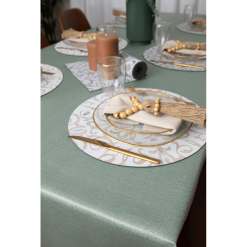 מפת שולחן סנטוריני – ירוק מרווה 150X25