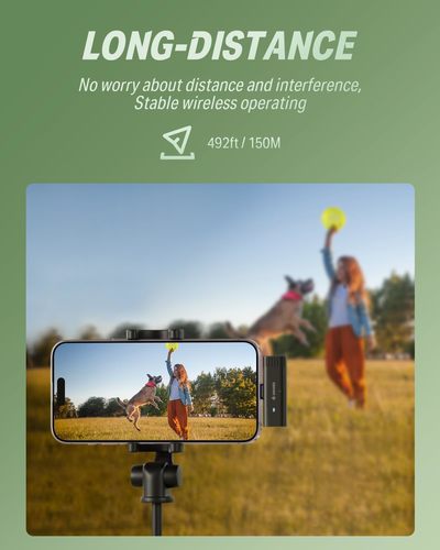 זוג מיקרופונים אלחוטיים EC6877 לאייפון ואיי פד Wireless Lavalier Microphone VPM10 מבית DONNER