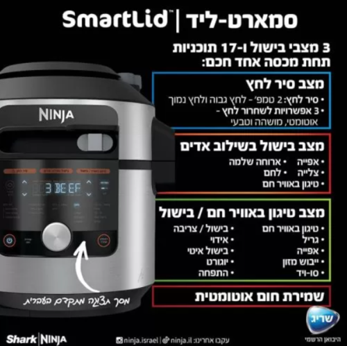 נינג’ה סמארט-ליד 17 ב- 1 | SMART LID