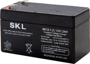 מצבר לייד אסיד -12V\1.2A .