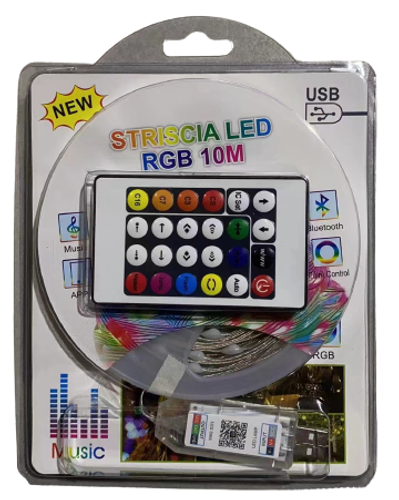 ערכת פס תאורת לד צבעוני 10 מטר.