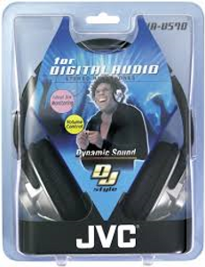אוזניות קשת למערכת/DJ +ווליום JVC HA-V570.