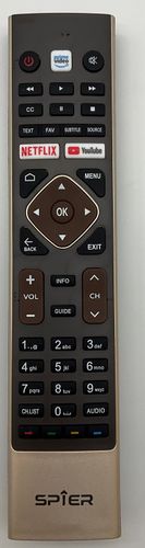 שלט חליפי למסכי LCD\LED מסוג HAIER.