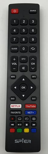 שלט חליפי למסכי LCD\LED מסוג SHARP.