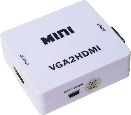 ממיר שקע VGA IN  לשקע HDMI OUT.