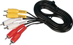 כבל   3RCA-3RCA  באורך 1.5 מטר.
