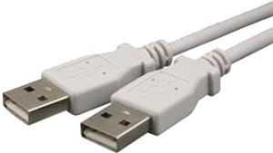 כבל USB AM\AM תקן 2.0V באורך 2 מטר.
