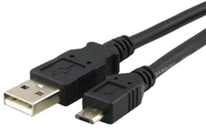 כבל MICRO USB ל- USB באורך 3 מטר.