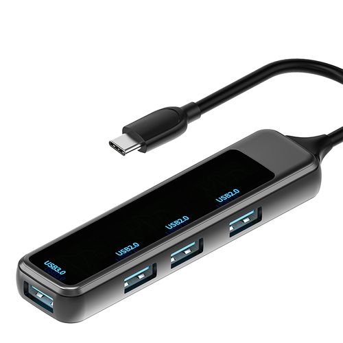 מפצל /מתאם   USB TYPE-C גרסה 3.0V לארבע יציאות .