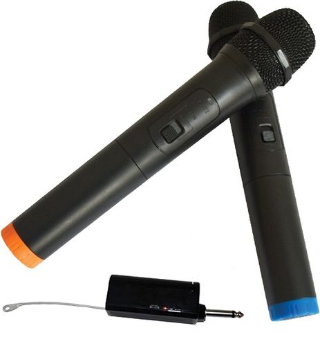 זוג מיקרופונים ידניים אלחוטיים  H-26.