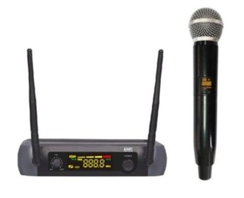 מיקרופון ידני מקצועי אלחוטי PRO AUDIO JRU-200.