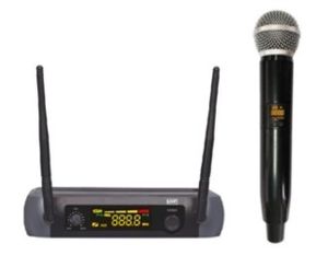 מיקרופון ידני מקצועי אלחוטי PRO AUDIO JRU-200.