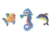 מארז 3 לוחות לחרוזי גיהוץ - חיות ים