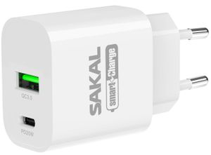 מטען חשמל מהיר 20W עם 2 יציאות USB+TYPE-C.