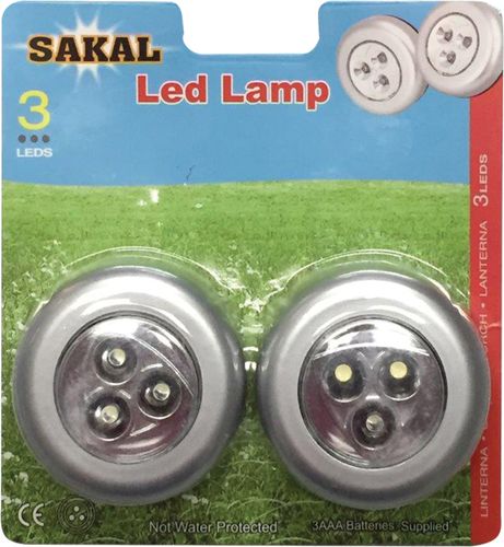 זוג פנסי הדבקה/הצמדה SAKAL MS-L3-2P