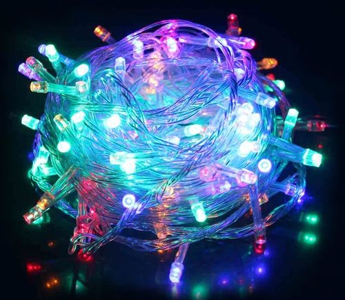 מריץ אורות שקוף לדים צבעוניים RGB