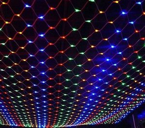 רשת תאורת לד צבעונית RGB