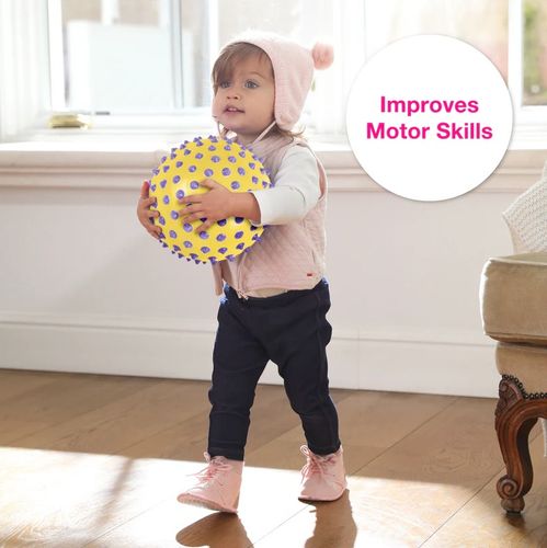 כדור תחושות/עיסוי ענק אטום ורך עם זיזים בגודל 18 ס