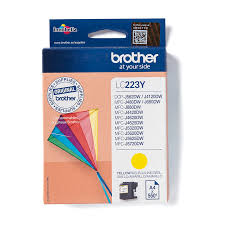 ראש דיו צהוב ברדר Brother LC-223Y Yellow מקורי