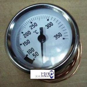 טרמומטר 350-50 מעלות עגול 52MM כולל גשש