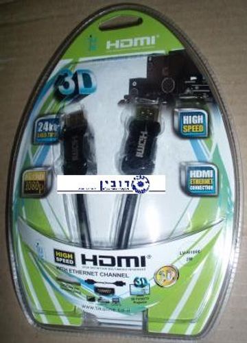 כבל HDMI 1.4 בבליסטר 2 מטר TIKALINE