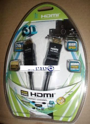 כבל HDMI 1.4 בבליסטר מתכוונן 5 מטר TIKALINE