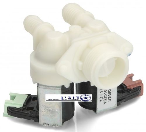 ברז כפול מ.כ אאג דגם L50212/ L-52612 סלילים בזווית חדש פינים קצרים