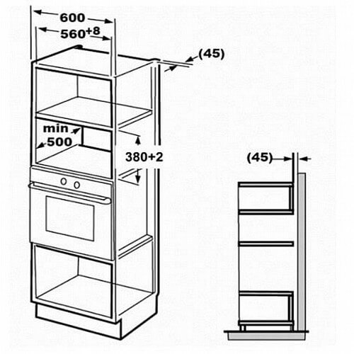 מיקרוגל Sauter MW6623B ‏25 ‏ליטר סאוטר