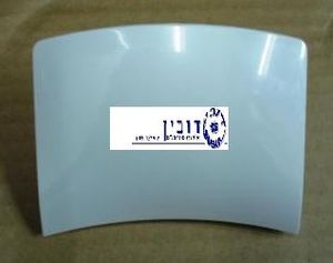 ידית דלת מ.כ בוש 1660 מרובעת לבן