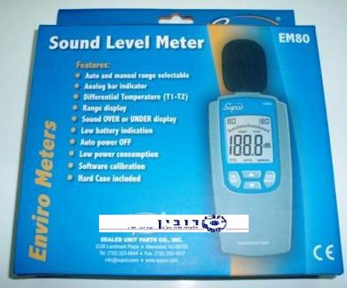 מד רעש 30/120DB במזודה ( VA8080)