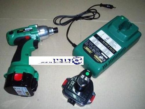 מברגה אימפקט 12V סוללות 2 +מטען ATCO 2AH