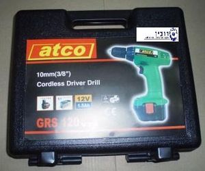 מברגה ATCO 12V סוללות 2 +מטען 1.5AH