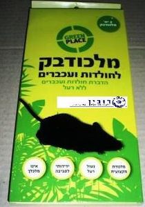 מלכודת דבק למכרסמים חולדות עכברים ,ועכבישים