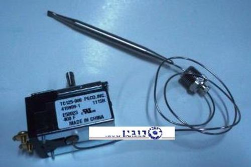 טרמוסטט הגנה 400F לתנור תעשייתי 1/2