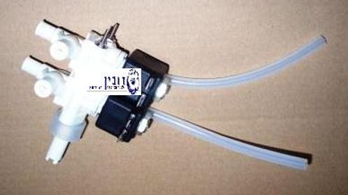 ברז עם סליל 220V שתי יציאות למכונות קפה