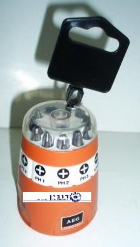 סט 9 ביטים +בוקסה באריזה עגולה MAXI BIT AEG