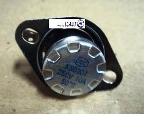טרמוסטט פתוח קטן 50 עם ברגים פחית משוחררת
