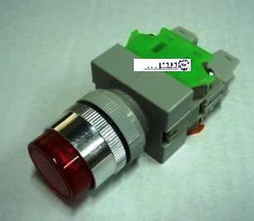לחצן אדום מואר פלסטיק ALW2611 220V