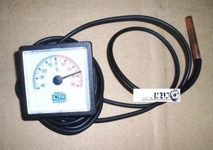 טרמומטר מרובע גרמני 40+40- שחור עם רגש