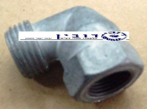 ניפל לכיירים זווית הברגה 3/8 נקבה הברגה 1/2 זכר