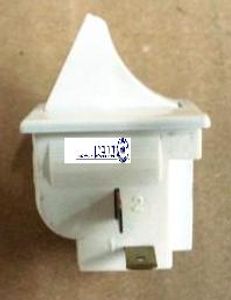לחצן תאורה מרובע 2 מגעים עם דופן בלחיץ הקשת