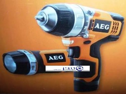 מברגה 12V AEG + פנס