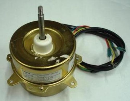 מנוע מעבה מזגן סיני קטן זהוב 3 חוטים 25W עם הברגה וכתום