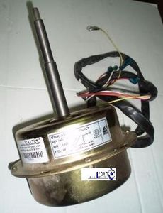 מנוע מעבה מזגן בינוני סיני זהוב 4חוטים 45W עם הברגה וכתום