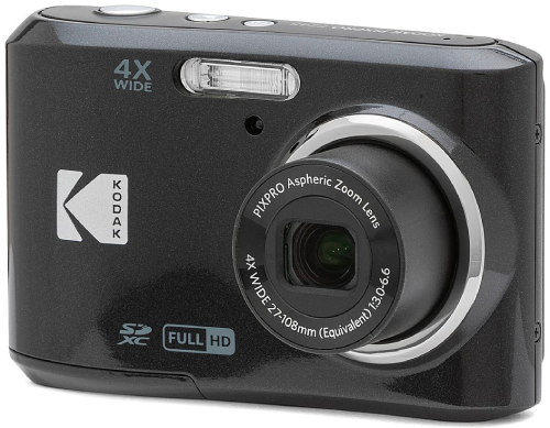 מצלמה קומפקטית קודאק צבע שחור Kodak Pixpro FZ45